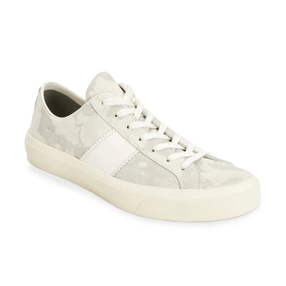 Tom Ford Other - Tom Ford Cambridge Camoflauge Sneakers C1800 Off White Size 11